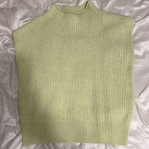 Never worn light green sleeveless sweater